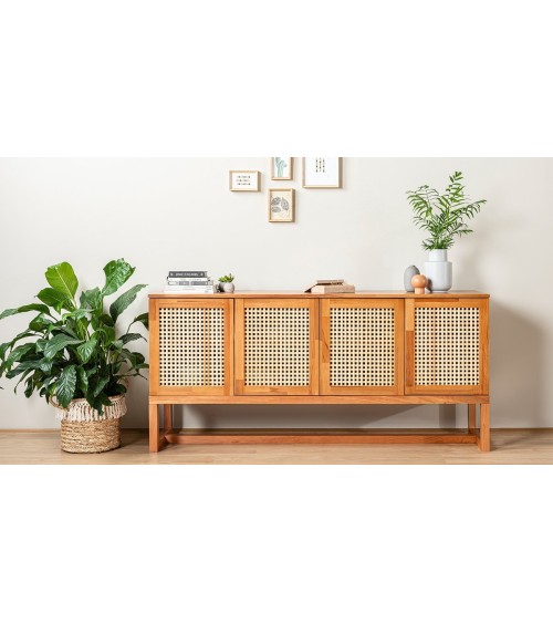 Buffet ARDEN 4 portes 185 cm bois