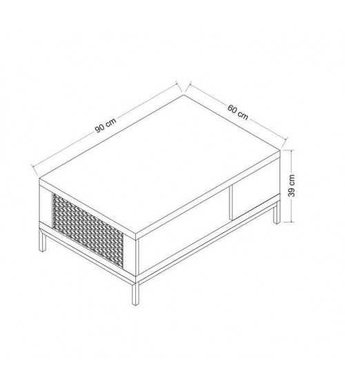 Table basse ZEUS   90cm