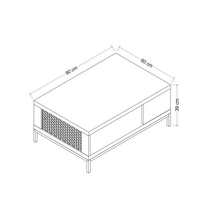 Mesa de centro ZEUS 90cm Mesa de centro ZEUS 90cm