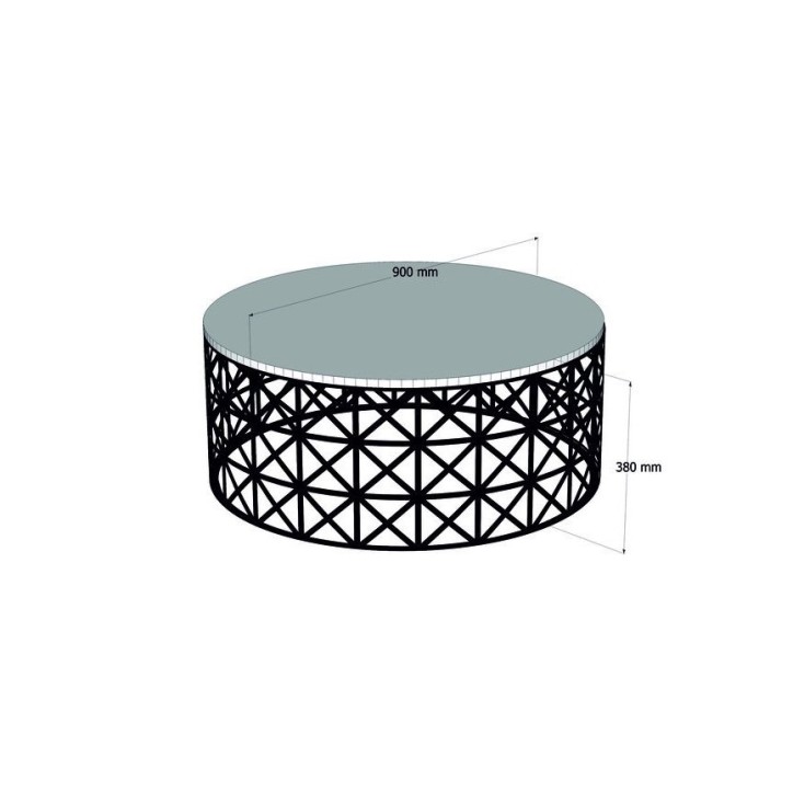 Table basse  SELIN blanche