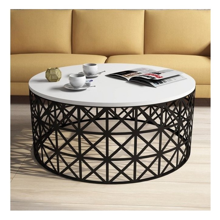 Table basse  SELIN blanche