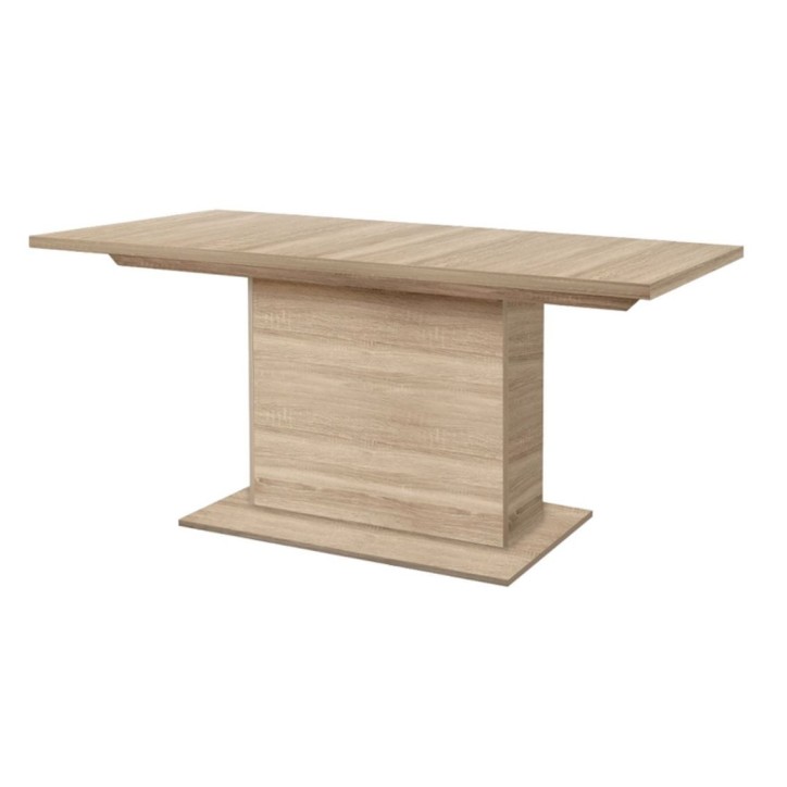 Salle à manger complète JULIETTA chêne clair et blanc Salle à manger complète JULIETTA chêne clair et blanc