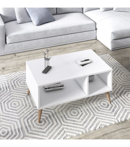 Mesa de centro VEGA  90cm blanco