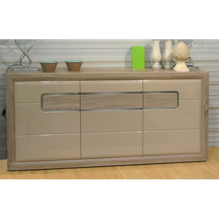 Salle à manger complète TIZIANO chêne clair