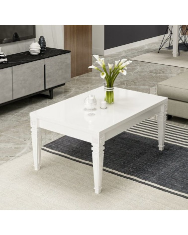 Mesa de centro  VALERIA blanco  90 cm