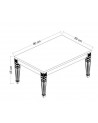 Table basse  VALERIA   90 cm