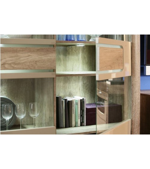 Salle à manger complète TIZIANO chêne clair