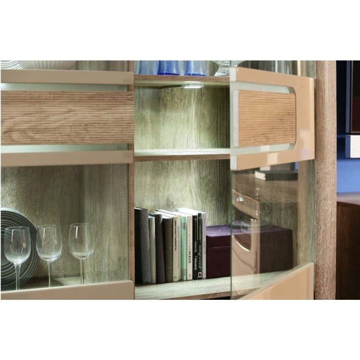 Salle à manger complète TIZIANO chêne clair