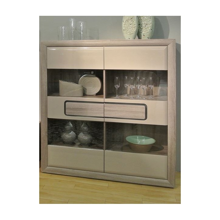 Salle à manger complète TIZIANO chêne clair