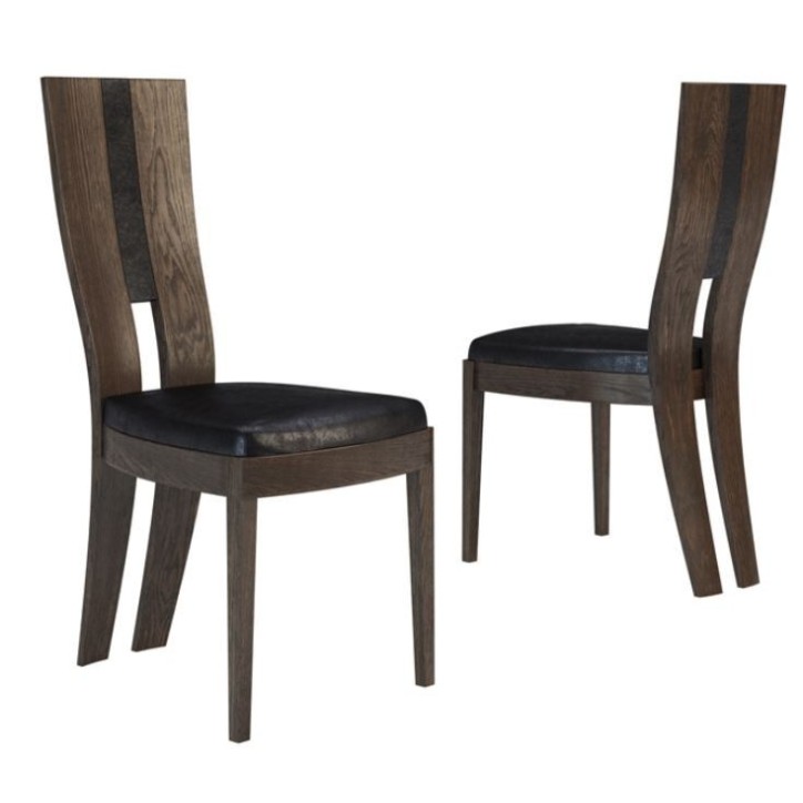 Salle à manger complète CORINO chêne foncé Salle à manger complète CORINO chêne foncé