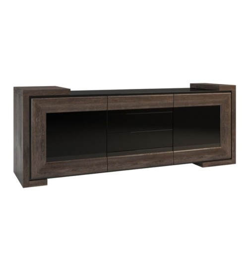 Salle à manger complète CORINO chêne foncé