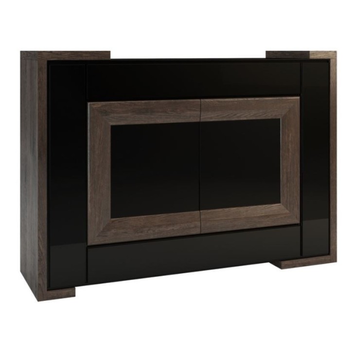 Salle à manger complète CORINO chêne foncé Salle à manger complète CORINO chêne foncé