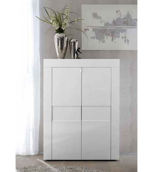 Salle à manger complète EASY blanc laqué