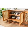 Buffet ARDEN 4 portes 185 cm bois