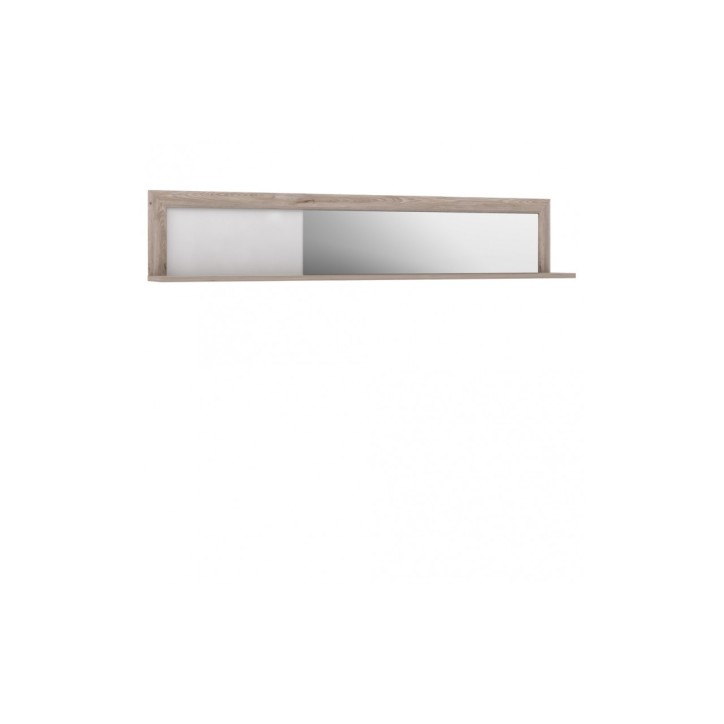 salle à manger complète CANNO chêne clair et blanc