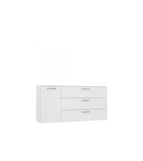 salle à manger complète BABA chêne clair et blanc