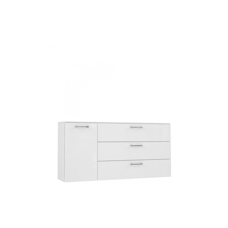 salle à manger complète BABA chêne clair et blanc