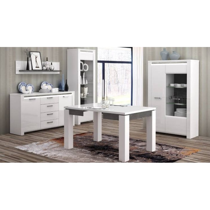 salle à manger complète BRUGES blanc