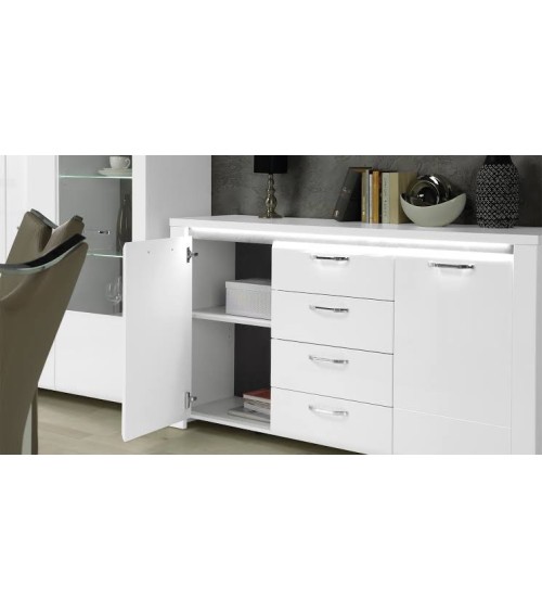 salle à manger complète BRUGES blanc