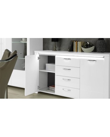 salle à manger complète BRUGES blanc