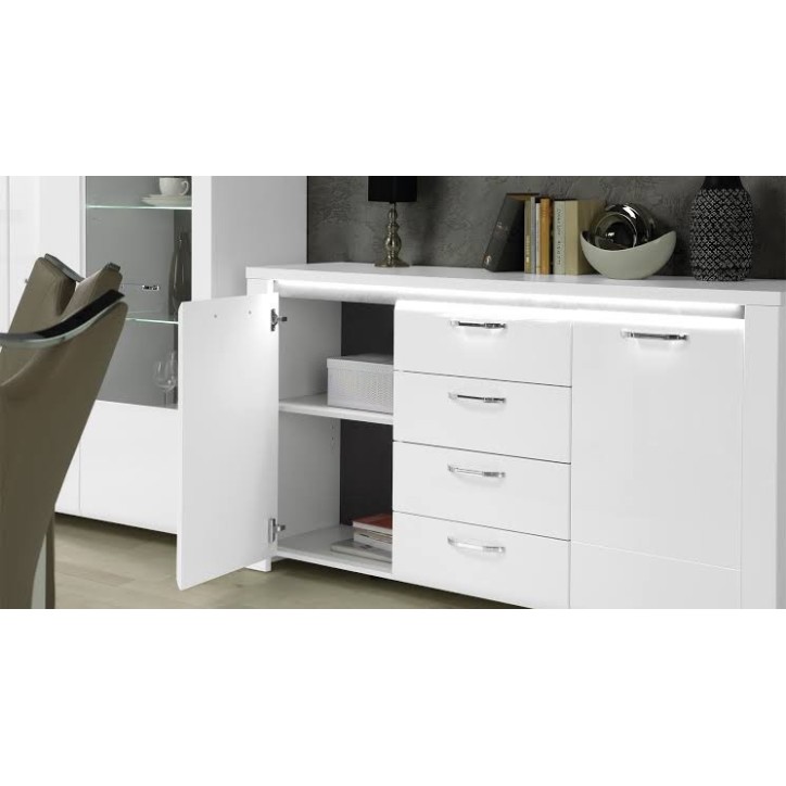 salle à manger complète BRUGES blanc