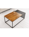 Table basse ARCHITECTURE 100 cm en bois de sheesham
