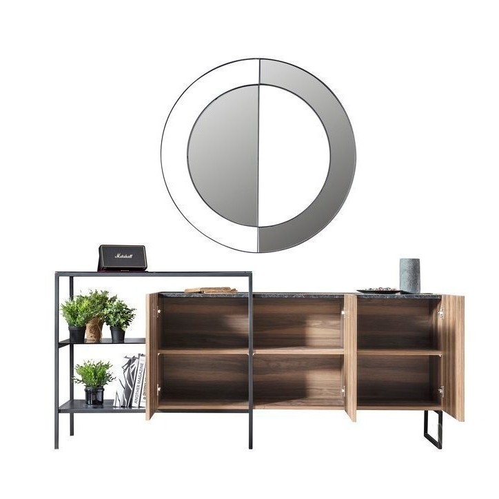 Salle à manger COOL bois, noir et effet marbre Salle à manger COOL bois, noir et effet marbre