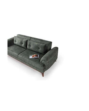 Sofa groen Madrid 230 x 92 x 77