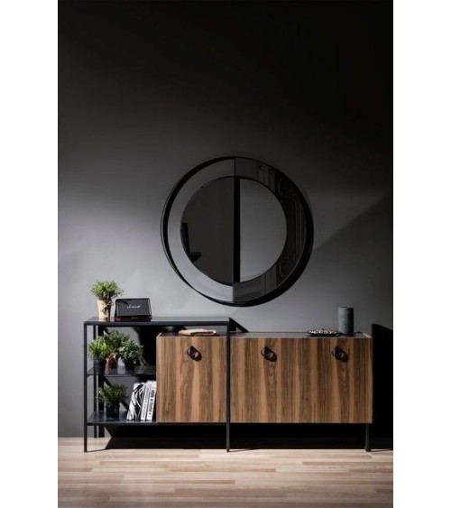 Salle à manger COOL bois, noir et effet marbre