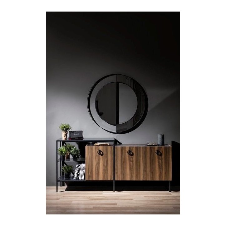 Salle à manger COOL bois, noir et effet marbre Salle à manger COOL bois, noir et effet marbre