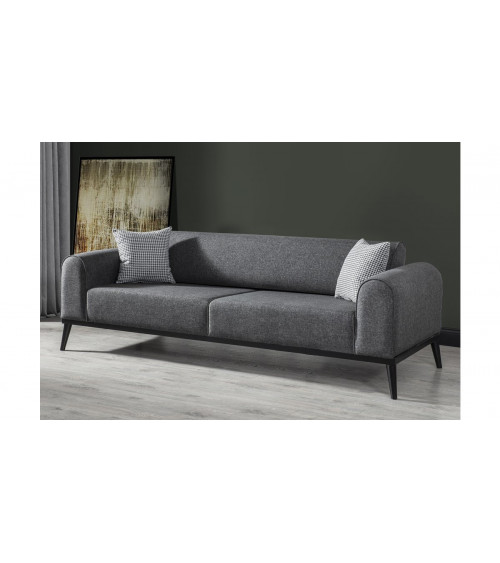Canapé ALMARA ANTHRACITE  222 x 88 x 75