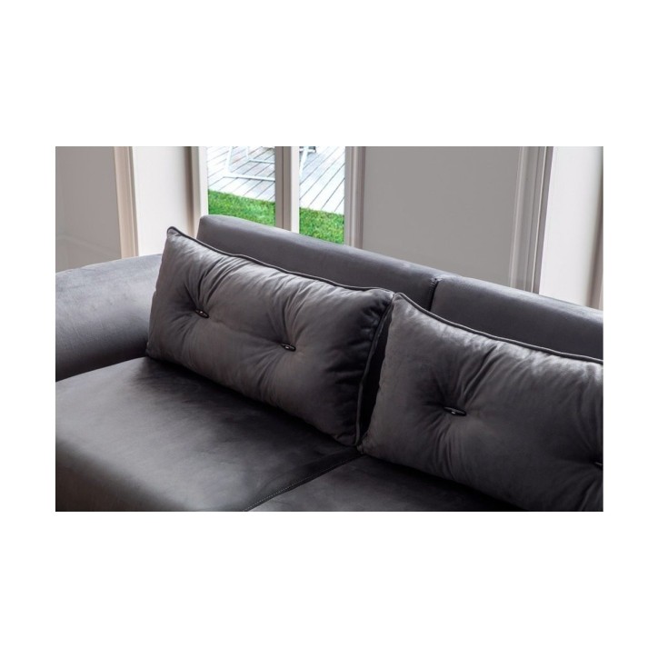 Canapé convertible TERRA anthracite