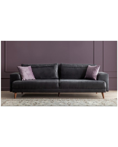 Canapé VİVENTE Gris Fonce   235 x 85 x 75