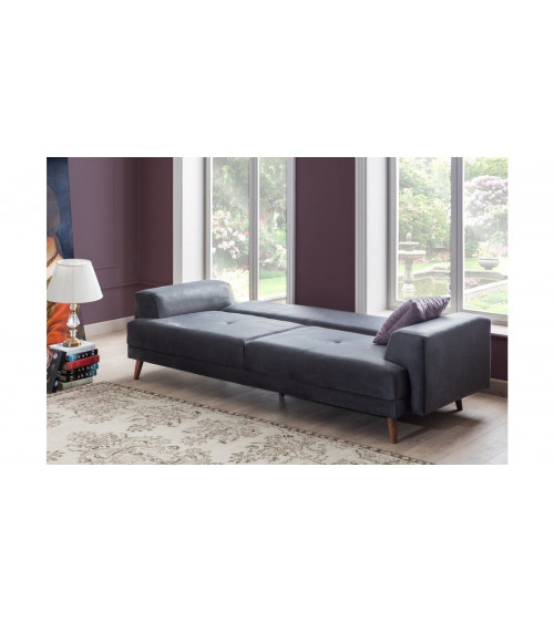 Canapé VİVENTE Gris Fonce   235 x 85 x 75