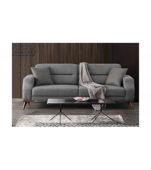 Canapé Anka  Gris Clair 220 x 90 x 87