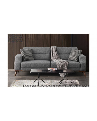 Canapé Anka  Gris Clair 220 x 90 x 87