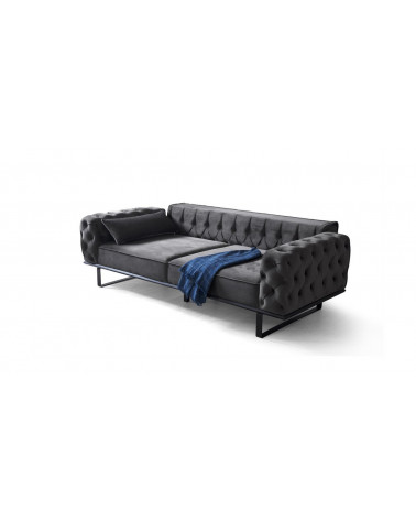 Canapé PRESTIGE ANTHRACITE   235 x 95 x 85