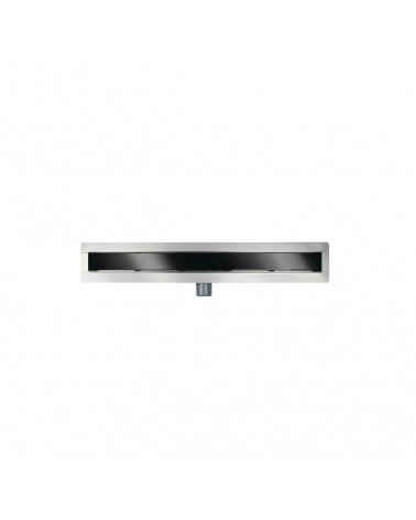 ZWARTE lineaire douchegoot 70 cm