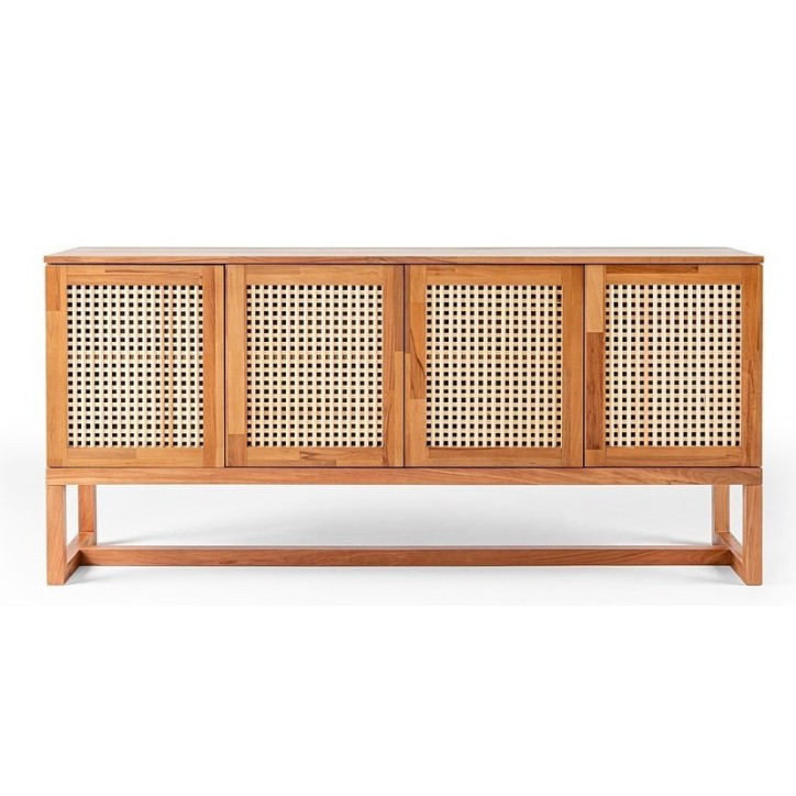 Buffet ARDEN 4 portes 185 cm bois