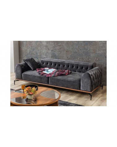 Canapé JAZZ ANTHRACITE  234 x 95 x 78