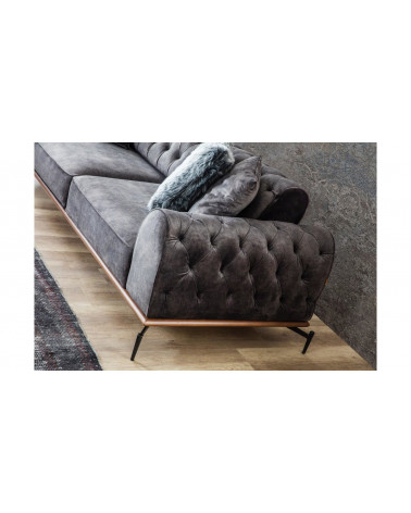 Sofá Jazz ANTHRACITE 234 x 95 x 78