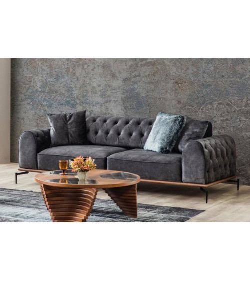 Canapé JAZZ ANTHRACITE  234 x 95 x 78