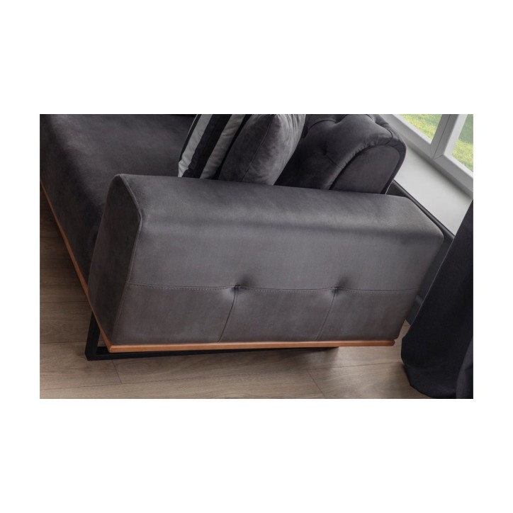 Canapé convertible TERRA anthracite