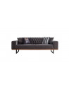 Canapé BELLA ANTHRACITE 225 x 92 x 78