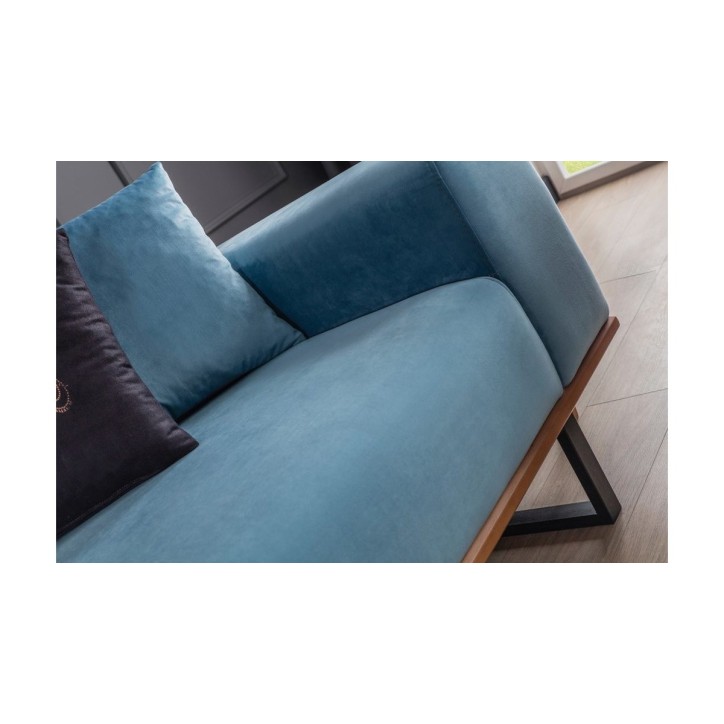 Divano BELLA TURQUOISE 225 x 92 x 78