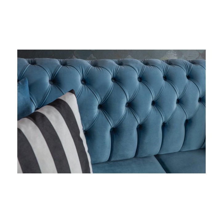 Sofá BELLA TURQUOISE 225 x 92 x 78