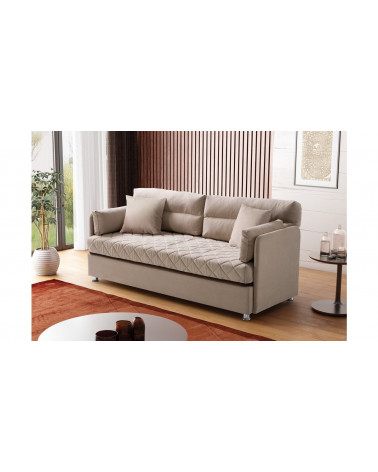 CANAPÉ DAYBED BEIGE  190 x 80 x 46