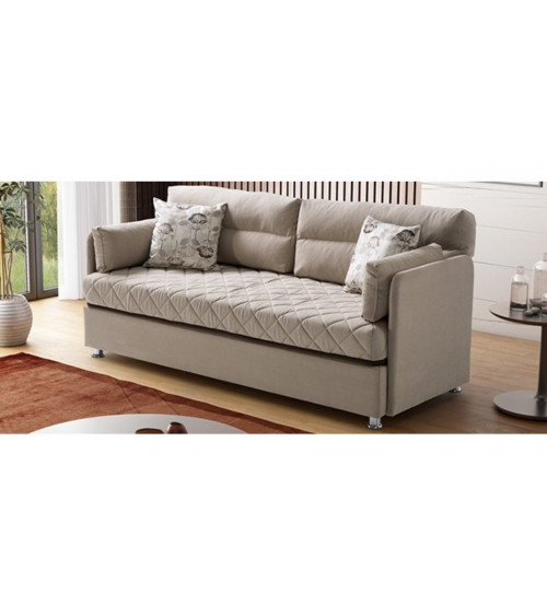 CANAPÉ DAYBED BEIGE  190 x 80 x 46