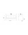 CANAPÉ DAYBED BEIGE  190 x 80 x 46