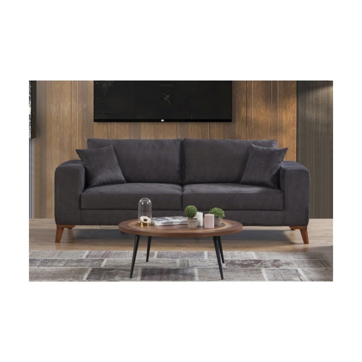 CANAPÉ ESILA GRIS  223 x 93 x 84